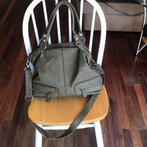 Bueno Large Satchel Purse | Hunter Green